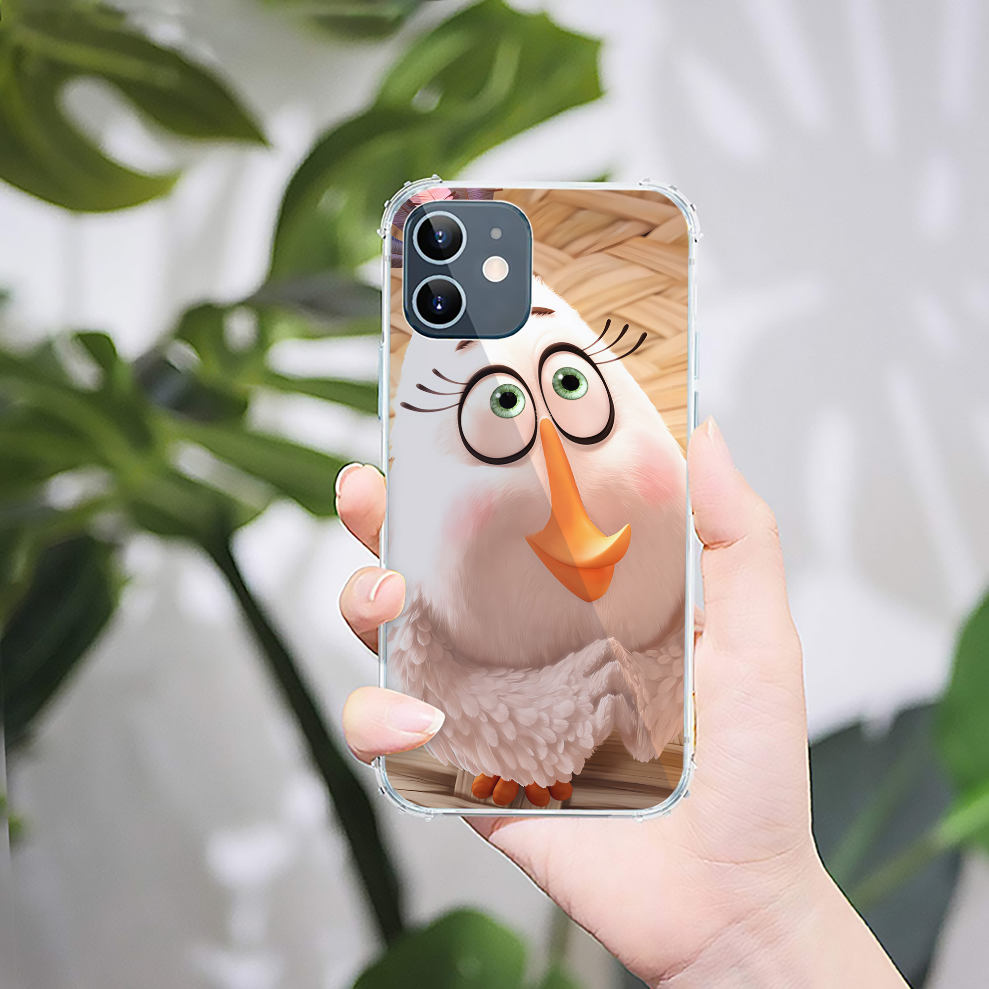 （画像用） Angry Birds アングリーバード 【iPhone 12シリーズ対応】透明スマホケース（クリアソフトケース）